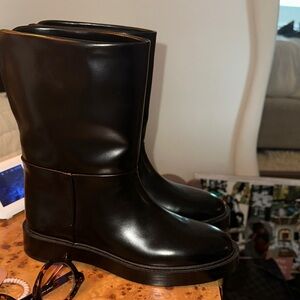 H&M Black Combat & Moto Boots